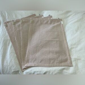 Indaba Place Mat Set Of 4~ Pale Pink~ Cotton~ Bohemian.